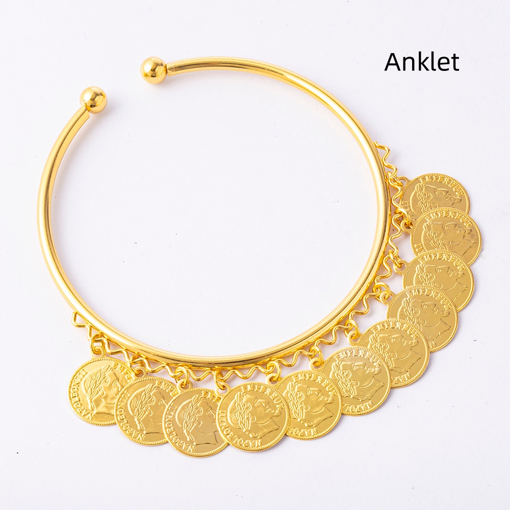 Mode Gouden Legering Munten Kw - Ethnic Fashion Co In recensie en prijs