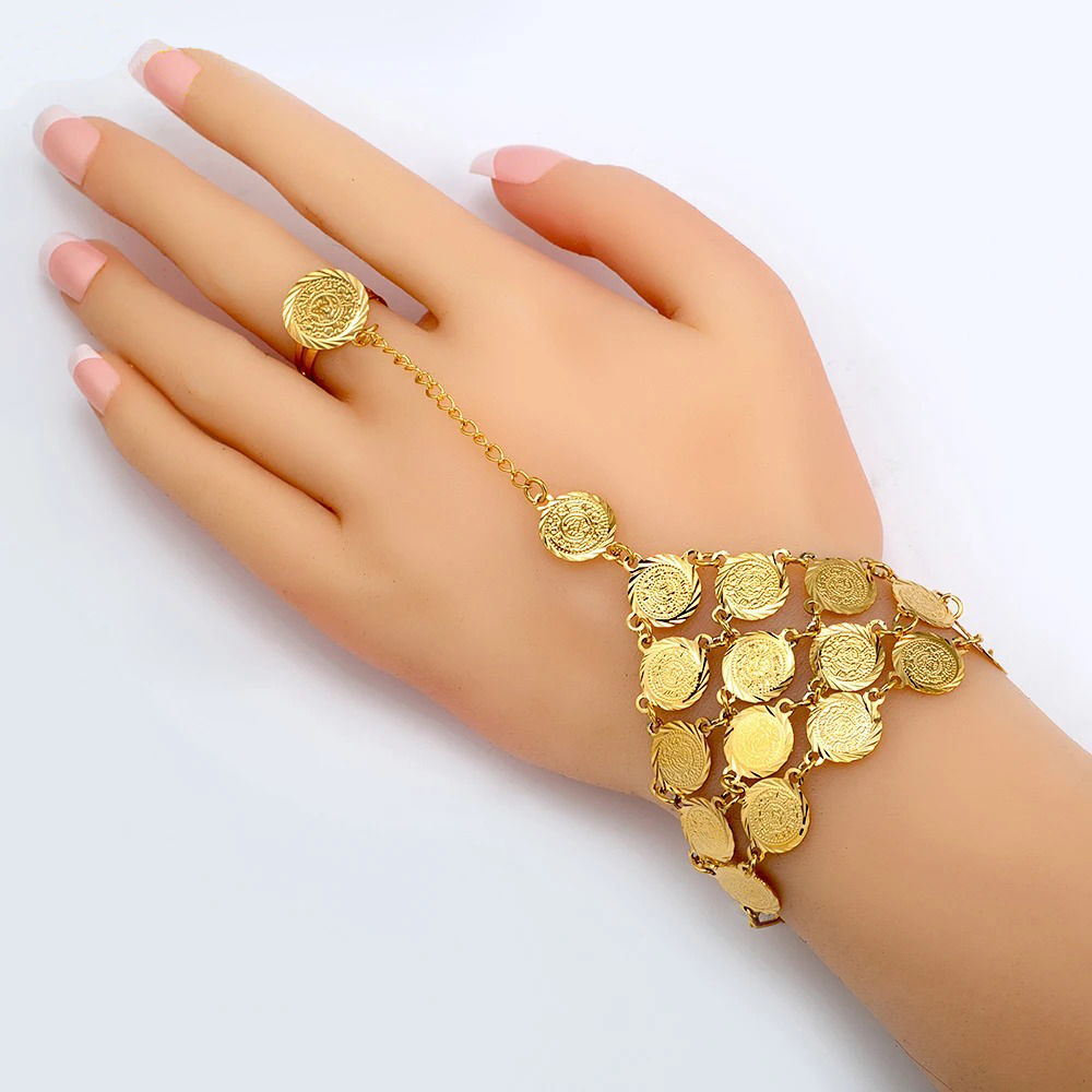 Bohemian armband met gouden mu - Ethnic Fashion Co In recensie en prijs